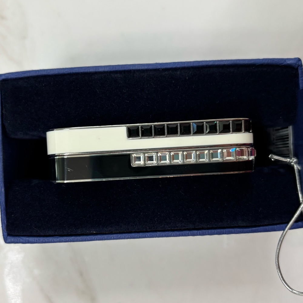 Swarovski bangles black and white